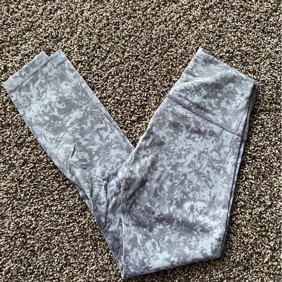 Lululemon Wunder Train High-Rise Tight 25" - Summer Shade Ice Grey Multi - Picture 3 of 6